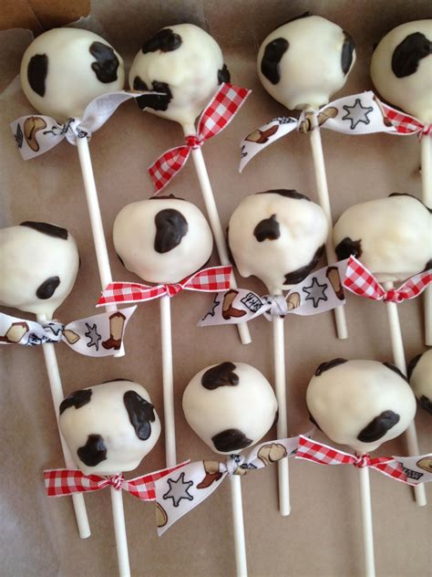 How To Make Cow Print Cake Pops Greenstarcandy