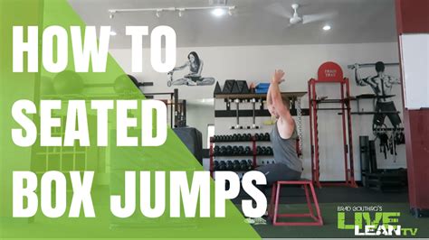 How To Do Seated Box Jumps Exercise Video And Guide Live Lean Tv