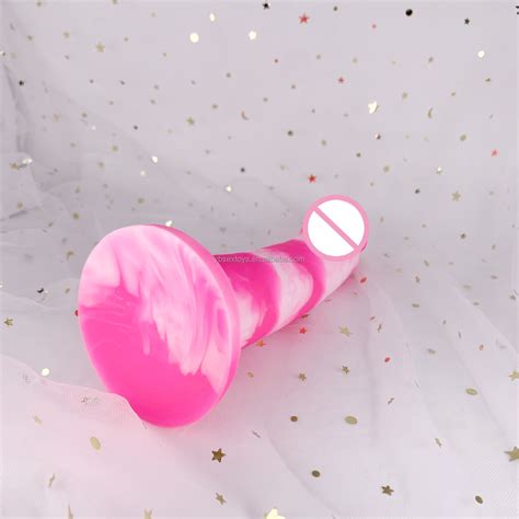 Factory Direct Sale Soft Silicone Smog Dildo With Strong Lines Female