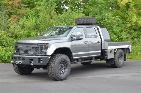Modified 2022 Ford F 550 Super Duty Lariat Crew Cab Flatbed Power
