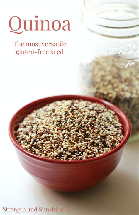 Quinoa The Most Versatile Gluten Free Seed