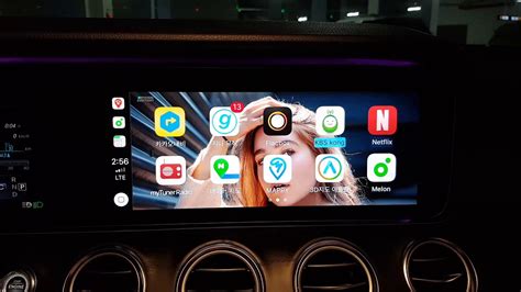 Apple Carplay With Wallpaper Background Youtube