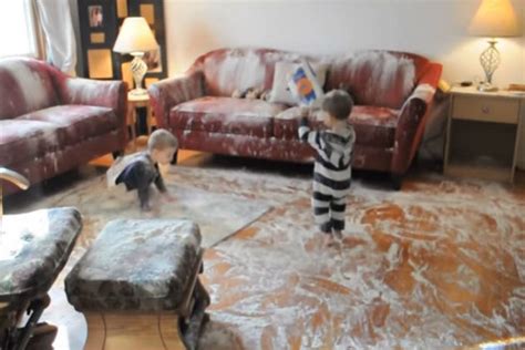 Tbt Kids Destroy House With Flour In Just Minutes Video