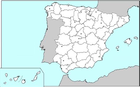 M M Rosa Molas 6º Primaria Mapas Mudos España