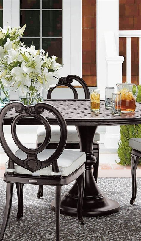 You can buy it in a variety of sizes, which can help reduce waste if you're refinishing a very small or very large kitchen table. Catalina Cast-aluminum Dining Table | Dining table, Patio decor, Best outdoor furniture