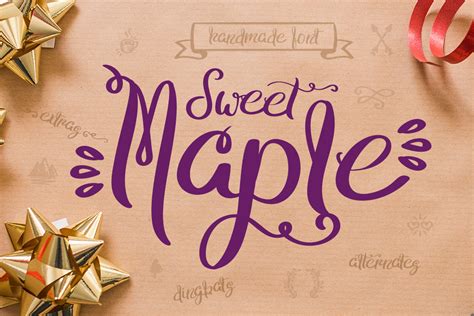 Sweet Maple Font By Lickable Pixels · Creative Fabrica