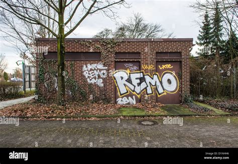 German Graffiti Bielefeld Deutschland Stock Photo Alamy