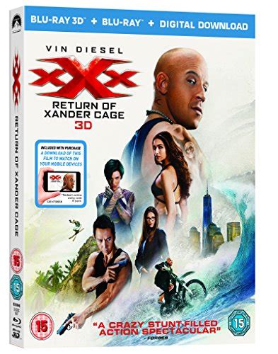 Xxx The Return Of Xander Cage Blu Ray 3d Blu Ray Digital Download 2017 Region Free