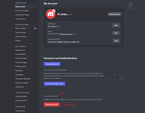 How To Delete Your Discord Account Guide Pc Strike