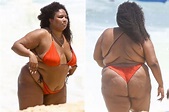 Lizzo rocks tiny red bikini beachside during Brazilian vacation