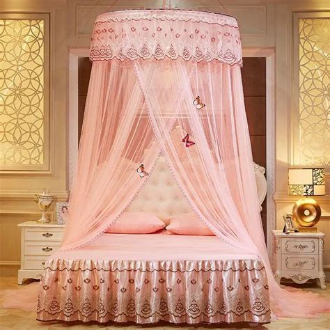 Princess Round Lace Mosquito Net Palace Hung Dome Canopy Insect Reject