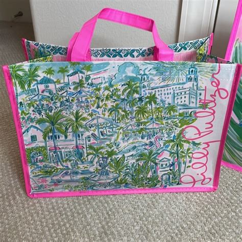 Lilly Pulitzer Bags Lilly Pulitzer Set Of 2 Reusable Totes Poshmark