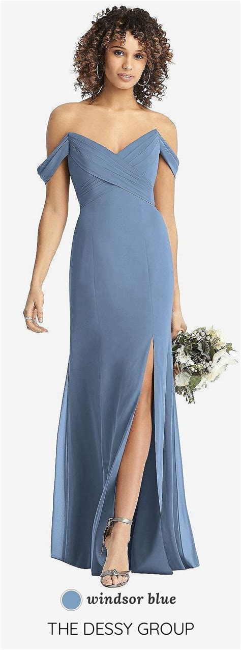The Most Dreamy Mismatched Dusty Blue Bridesmaid Dresses Dusty Blue