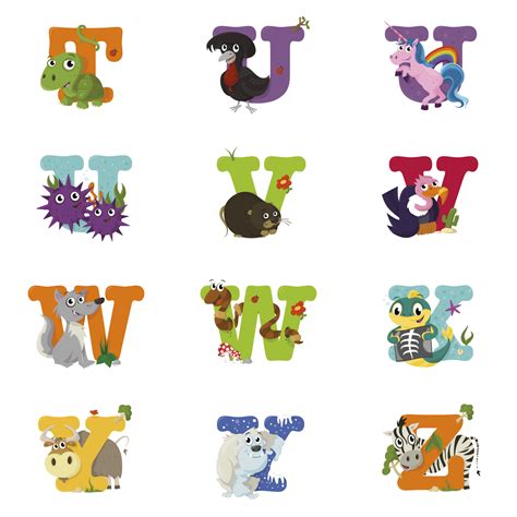 Animal Alphabet | Animal alphabet, Quilling letters, Alphabet