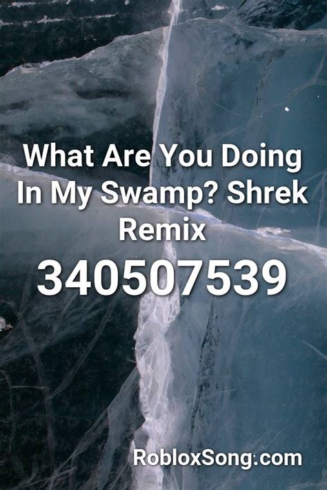 Roblox pet simulator vip servers. What Are You Doing In My Swamp? Shrek Remix Roblox ID ...