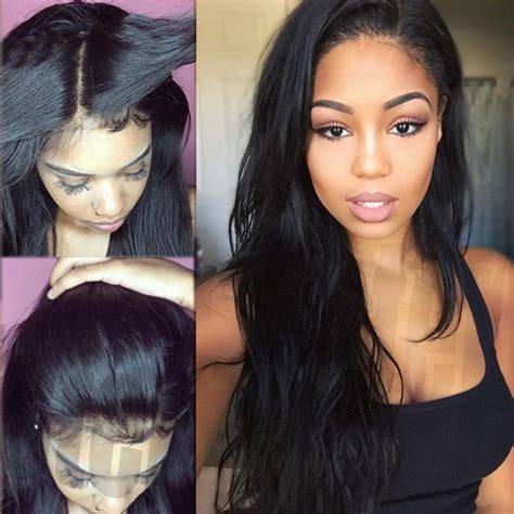 Pre Plucked Brazilian Human Hair Wig Lace Front Wigs With Baby Hair I