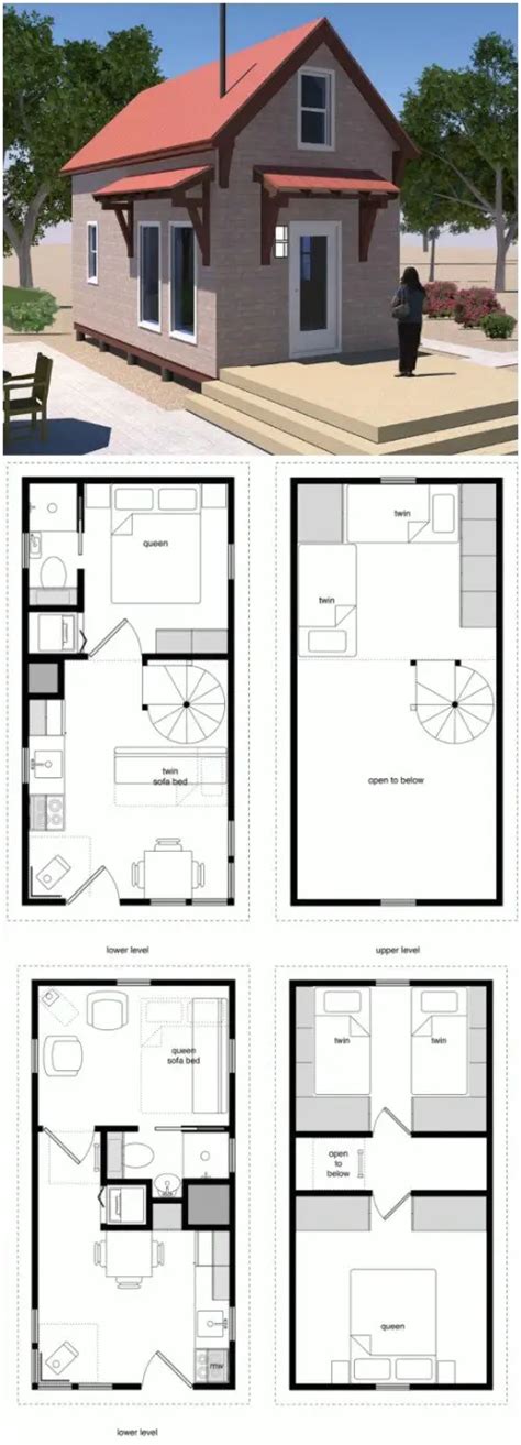 13 Photos Of Tiny House Design With Floor Plan You Can Do Your Own