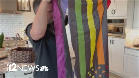 Queen Creek Couple Fighting Back After Pride Flag Vandalized Youtube