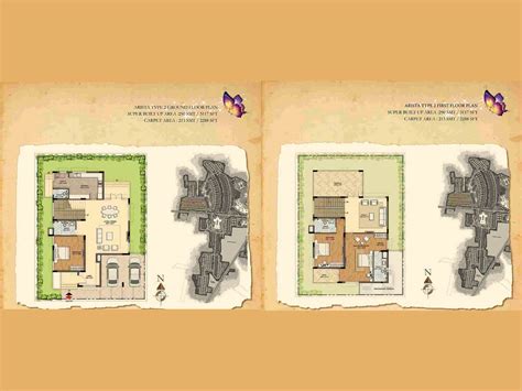 Prestige Lakeside Habitat Villa Floor Plan Floorplansclick