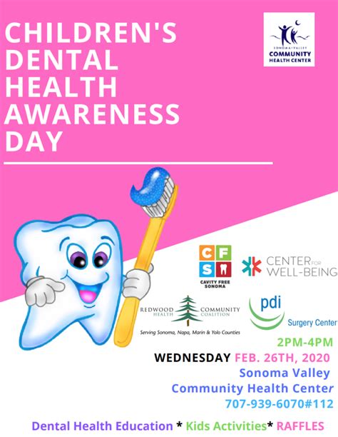 Childrens Dental Health Awareness Day Sonoma Valley Community Health