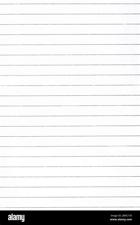 Exercise Book Paper Page With Lines One Page Blank Lined Worksheet