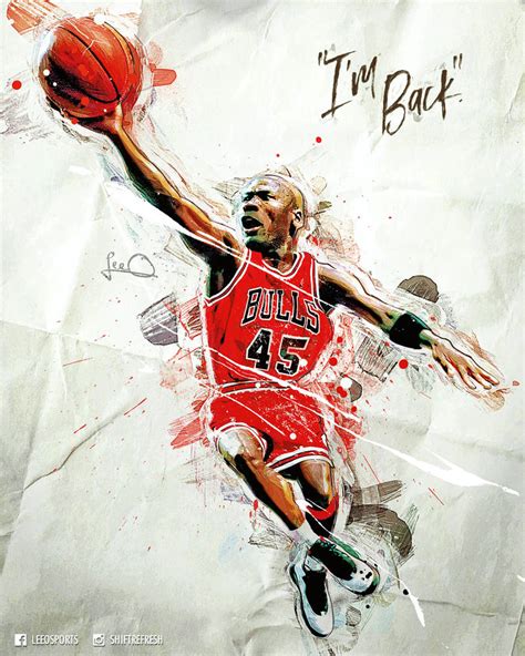 Michael Jordan Nba Caricature Poster By Skythlee On Deviantart