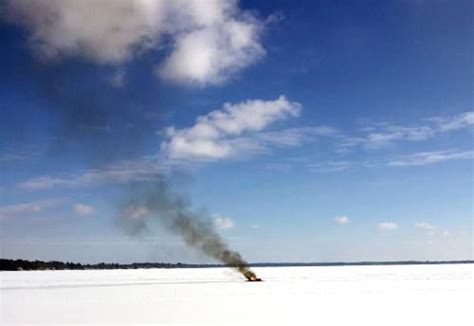 Snowmobile Destroyed In Lake Mitchell Fire Local News