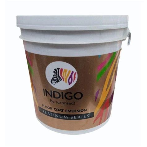 Indigo Floor Coating Emulsion Paint Packaging Size 10 Litre At Rs