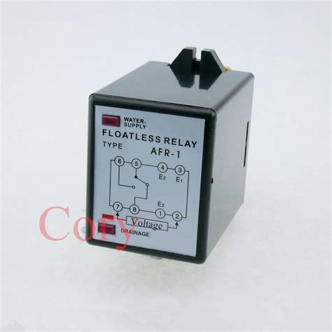 Liquid Water Level Control Sensor Switch Floatless Relay 8 Pin 220v Ac