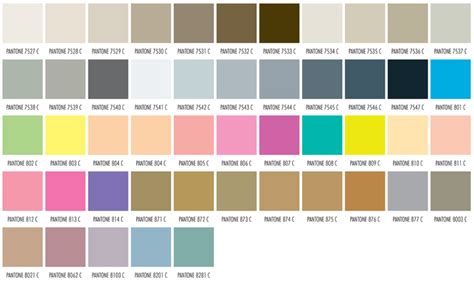 Pms Color Chart