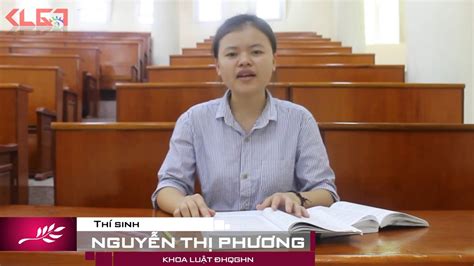Ttpl2017 Giới Thiệu Thí Sinh Nguyễn Thị Phương Youtube