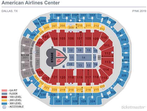 Seating Maps | American Airlines Center