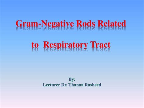 Ppt Gram Negative Rods Related To Respiratory Tract Powerpoint