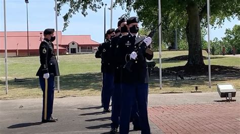 Honor Guard Performs 21 Gun Salute And Taps Youtube