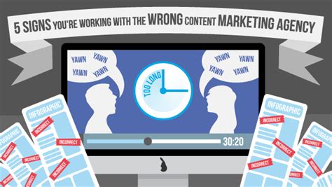 5 Signs Youre Working With The Wrong Content Marketing Agency
