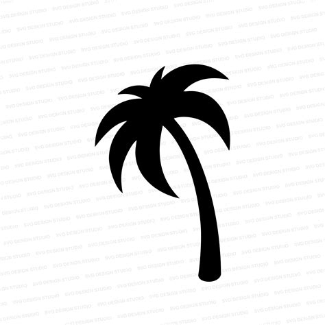 Clip Art Palm Tree Svg Cutfile Palm Tree Vector Palm Tree Bundle For