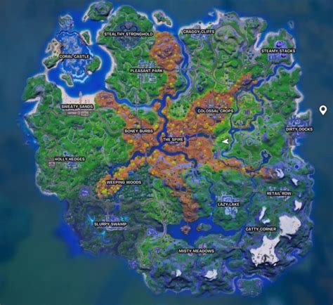 Fortnite Chapter 2 Season 6 Map Colossal Crops The