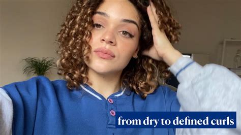 Drugstore Curly Hair Routine Very Dry 3a 3b 3c Curls Youtube