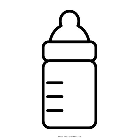 Baby Bottle Coloring Page