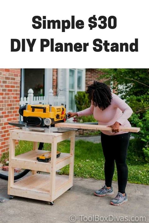 You can easily go online and order a planner. Simple DIY Planer Stand | Workbench, Woodworking ...