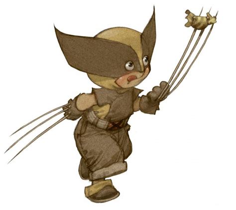 Lil Wolverine By Alberto Avaranda Superhero Kids Comic