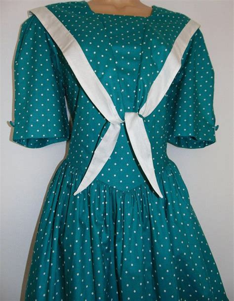 Laura Ashley Vintage Unworn Edwardian 20s Etsy Polka Dress