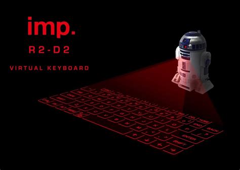This R2 D2 Virtual Keyboard 320 Should Help You Get Work Done