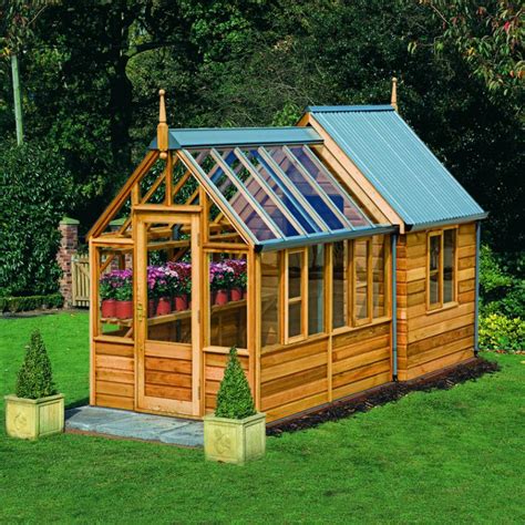 Rosemoore Combi Greenhouseshed Home Greenhouse Wooden Greenhouses