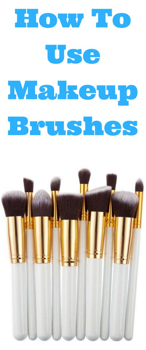 How To Use Makeup Brushes How To Use Makeup Corrective Makeup