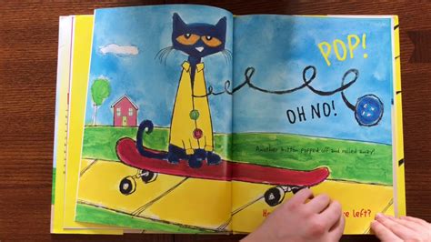 Pete The Cat And His Four Groovy Buttons Youtube