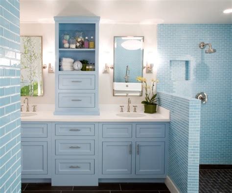 Retro blue tile bathroom amazing tile. 67 Cool Blue Bathroom Design Ideas - DigsDigs
