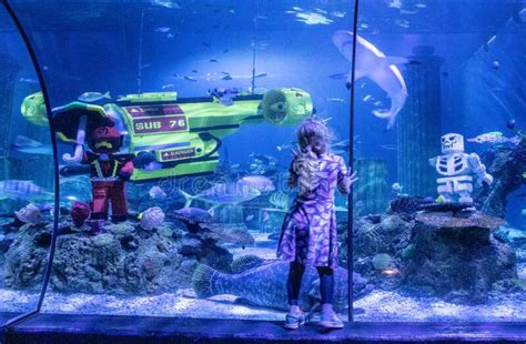 Sealife Aquarium Inside Legoland Editorial Image Image Of Rides Veiw