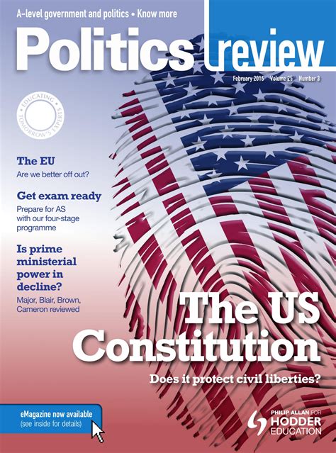 Politics Review Hodder Education Magazines