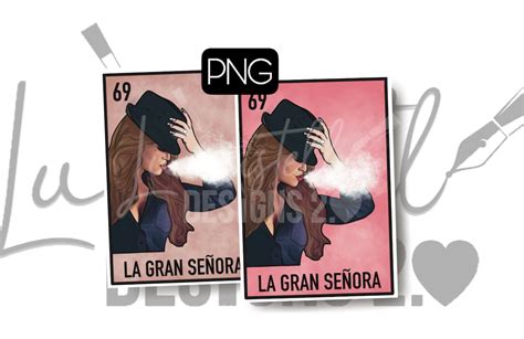 Original Design Jenni Rivera La Gran Señora Png File Loteria Card Digital Download Only Etsy